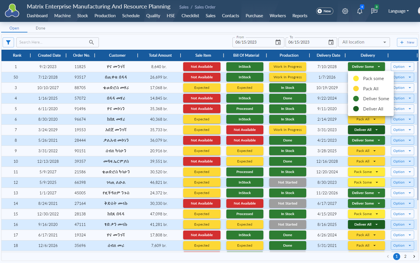 Matrix 360 ERP